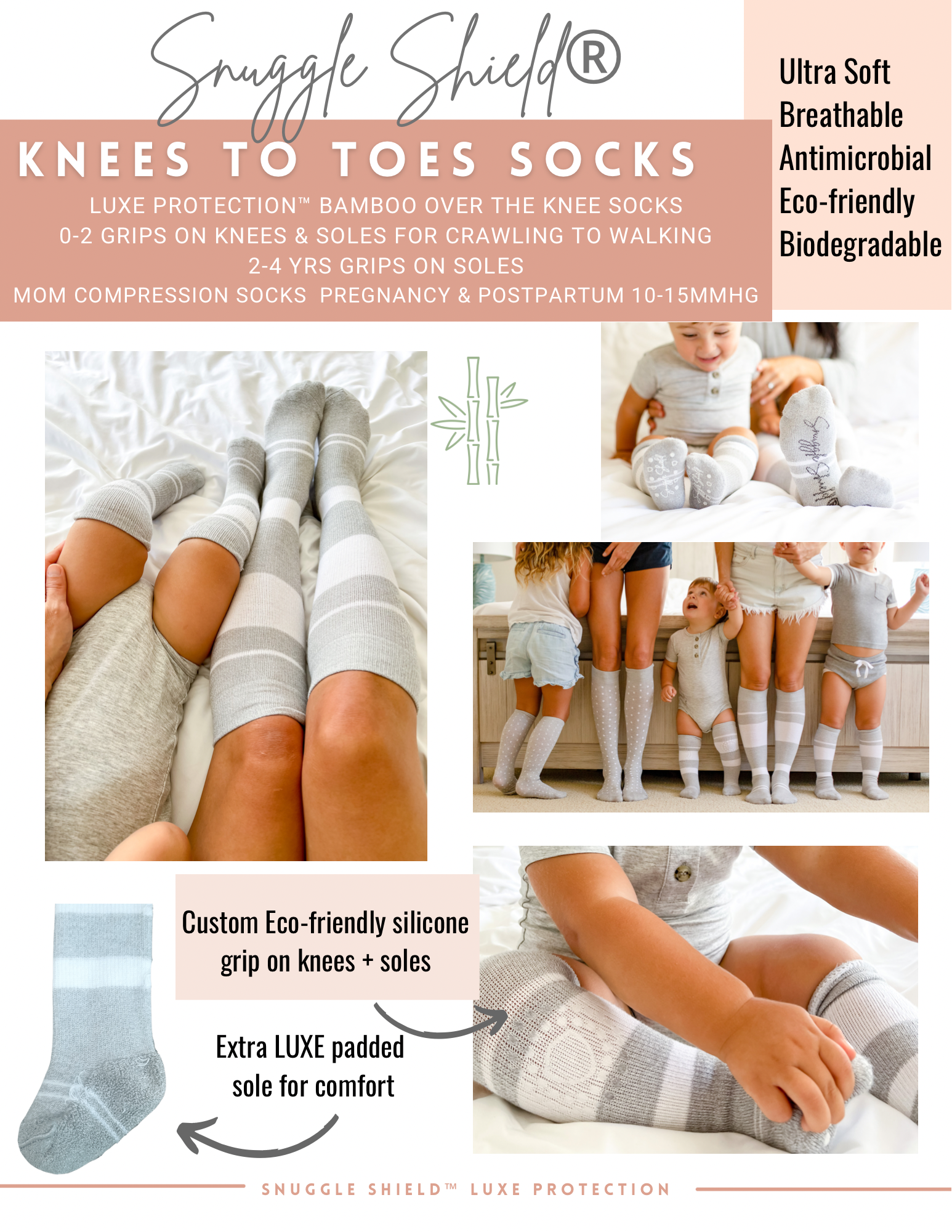 Silicone Socks for Softer, Smoother Feet - Bliss Kiss by Finely Finished,  LLC